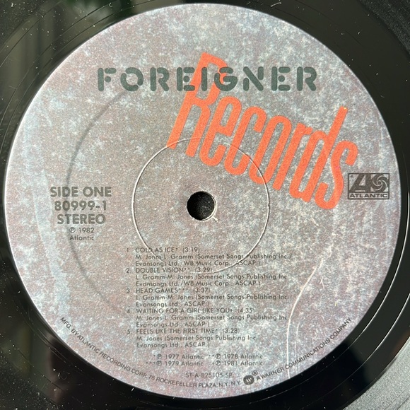 Foreigner - “Records” Vinyl LP - Picture 5 of 5